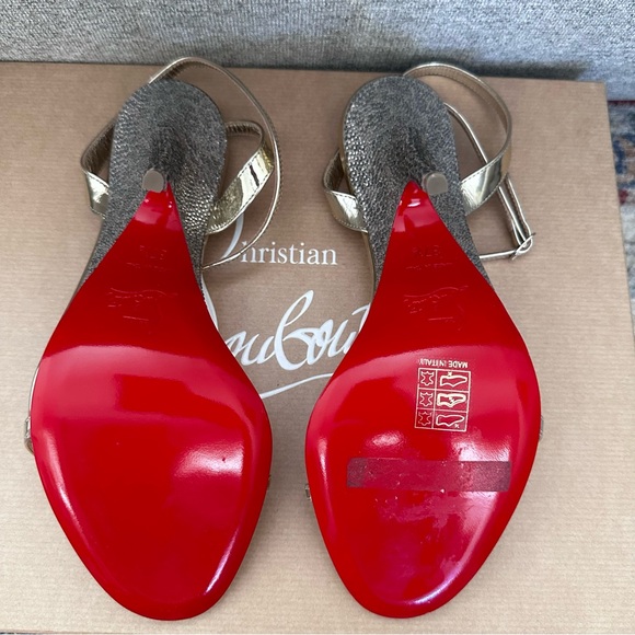 Christian Louboutin Arch Queen Crystal Embellished Sandal Metallic rhinestone - Picture 4 of 9